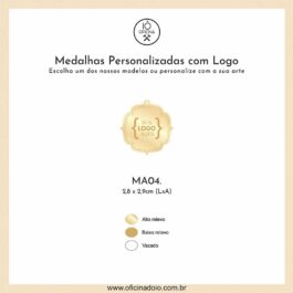 medalha para aromatizadores MA04
