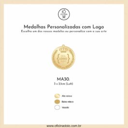medalha para aromatizadores MA30