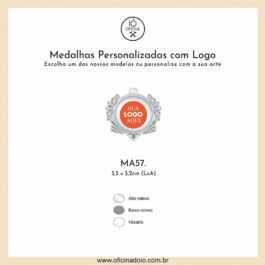 medalha para aromatizadores MA57