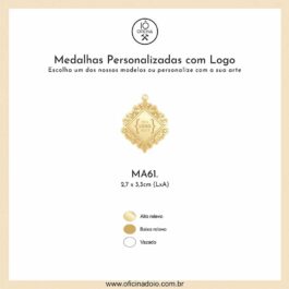 medalha para aromatizadores MA61
