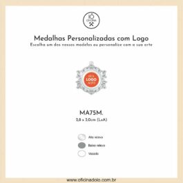 medalha para aromatizadores MA75M