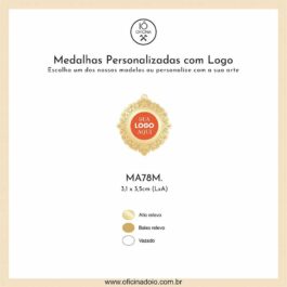 medalha para aromatizadores MA78M